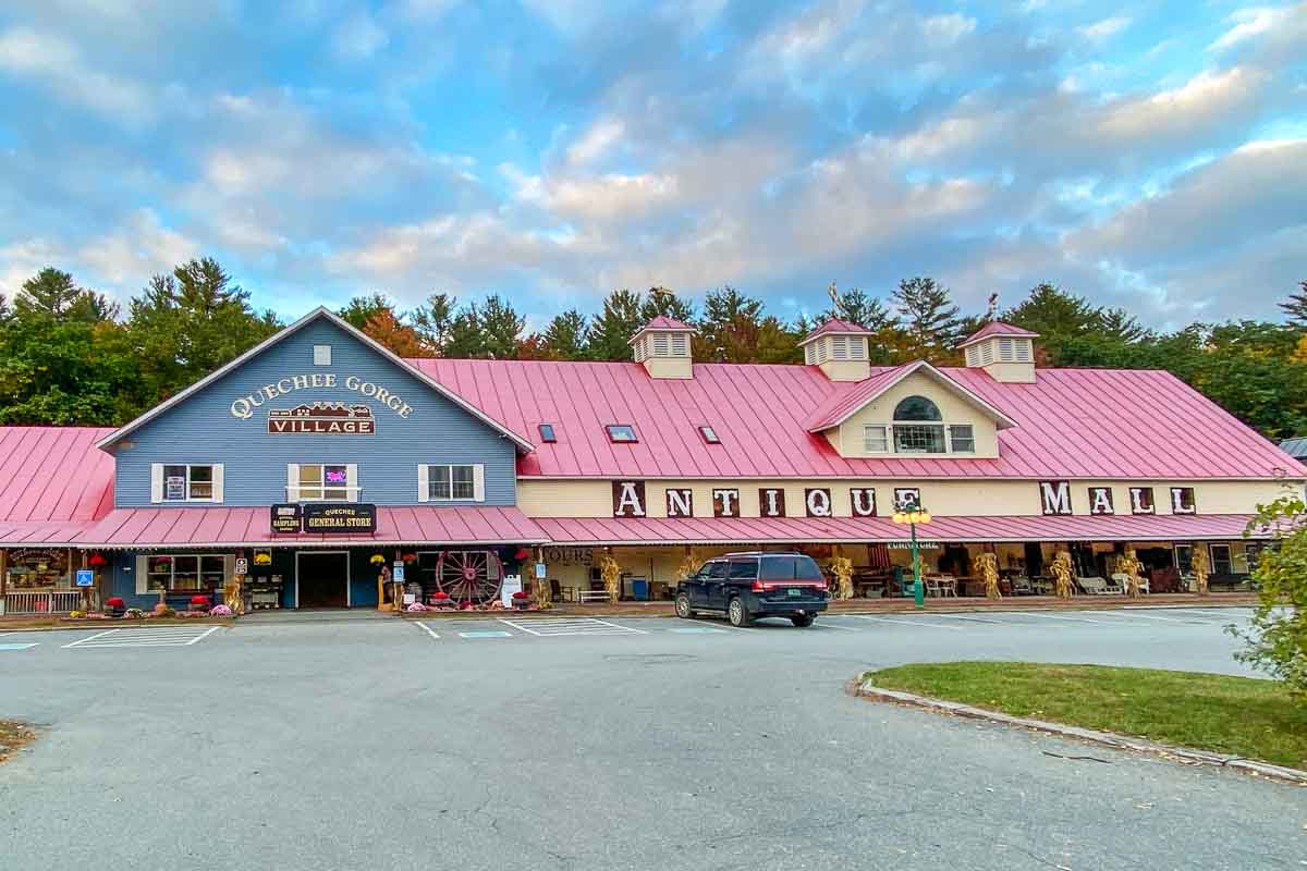 The Vermont Antique Mall in Quechee, VT.